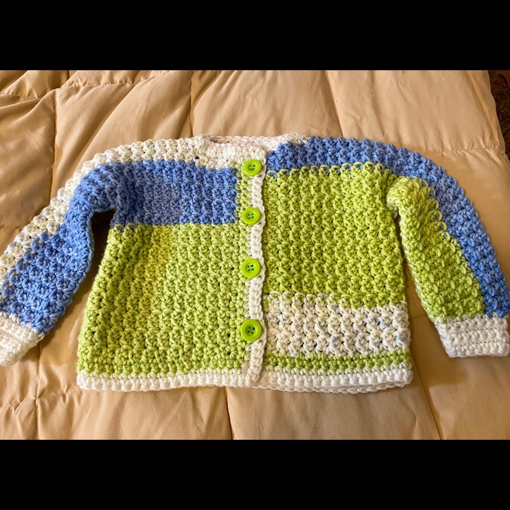 Hand Crocheted Sweater